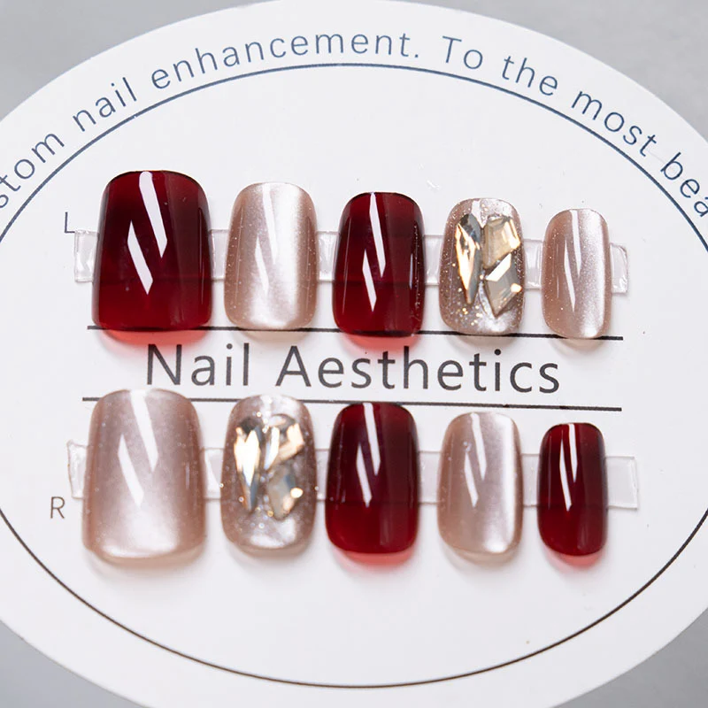Elegantes Press-On-Nägel Set