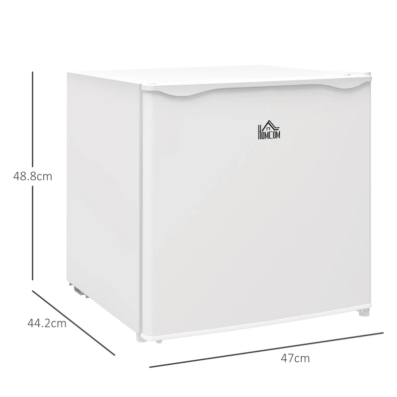 35L Tabletop Mini Freezer with Reversible Door, Adjustable Temperature & Wire Shelf, White