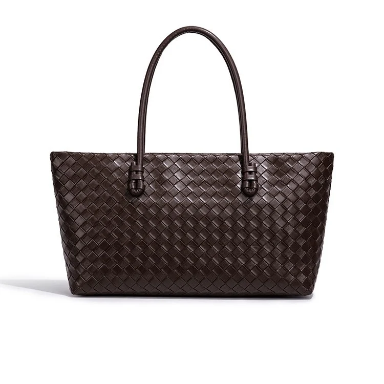 Woven Leather Tote Bag Karnz