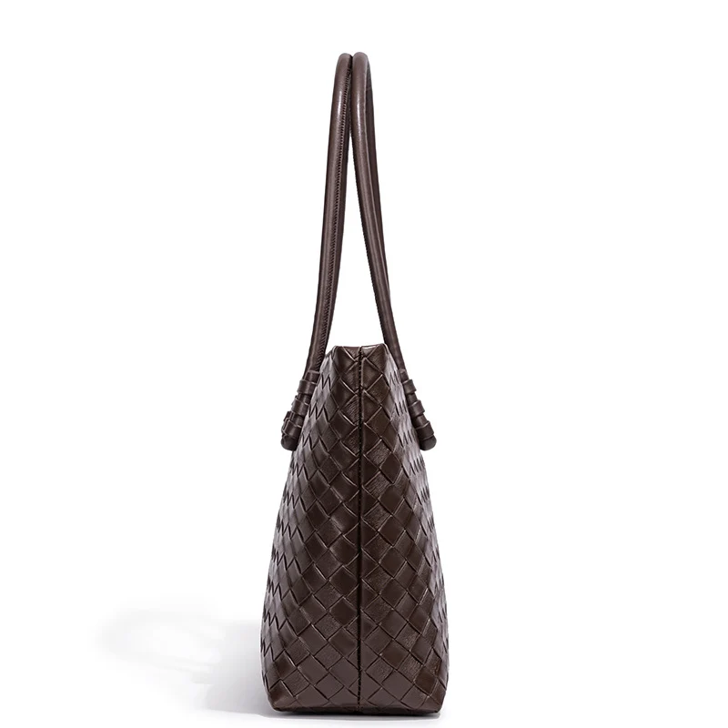Woven Leather Tote Bag Karnz