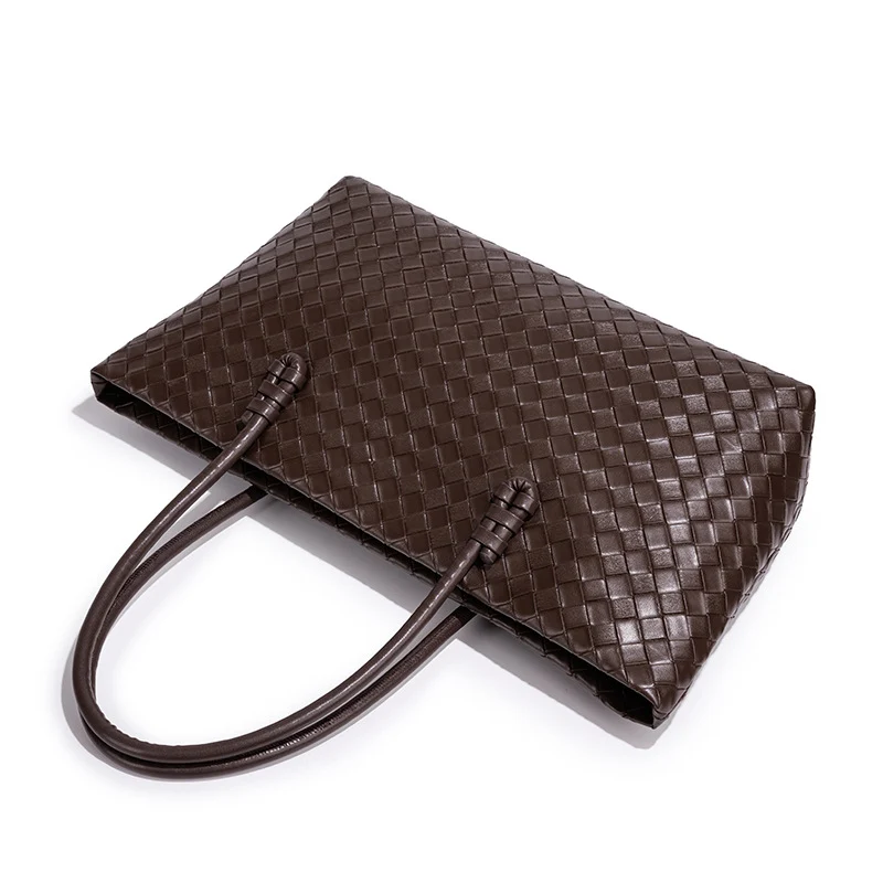 Woven Leather Tote Bag Karnz