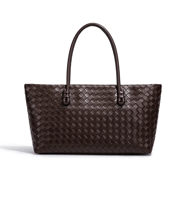 Woven Leather Tote Bag Karnz