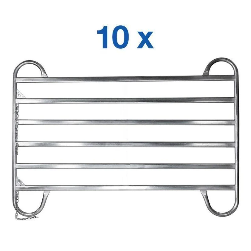 10x Weidepanel Pferde Panel 240cm