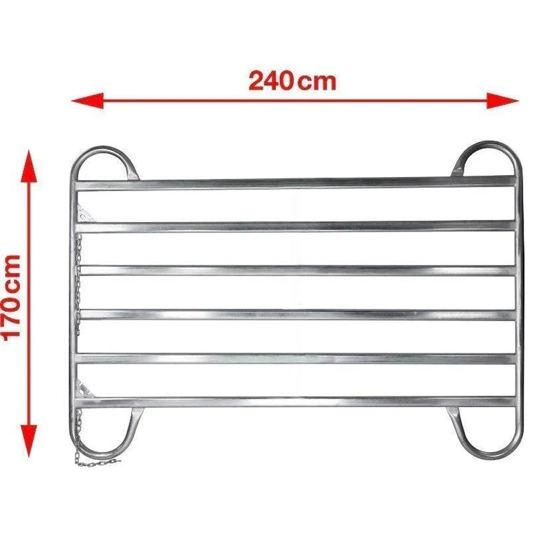 10x Weidepanel Pferde Panel 240cm