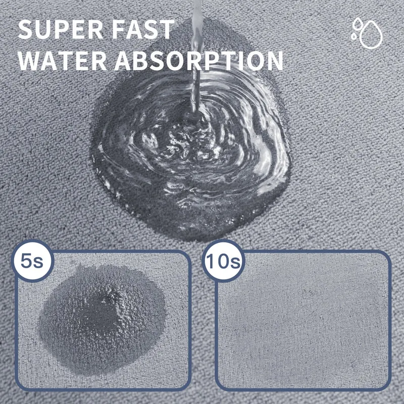 Ultra-Plüsch Wasser-aufnehmende Badematte