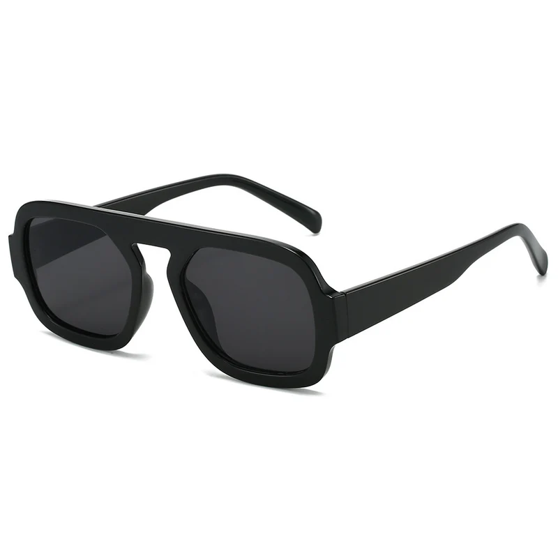 Oversized geometrische Linsen Sonnenbrille Karnz
