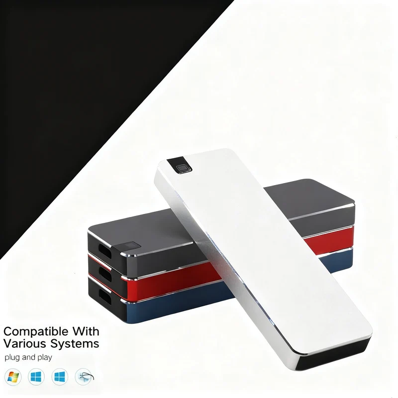 Tragbare SSD, Metall, ultraflach