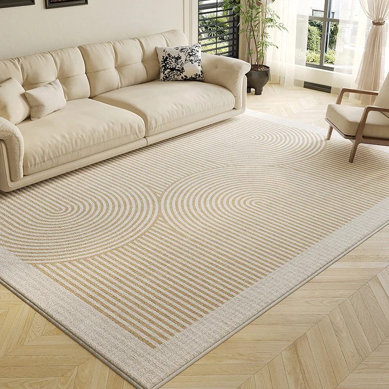 Strukturierter zeitgenössischer Bereichsteppich