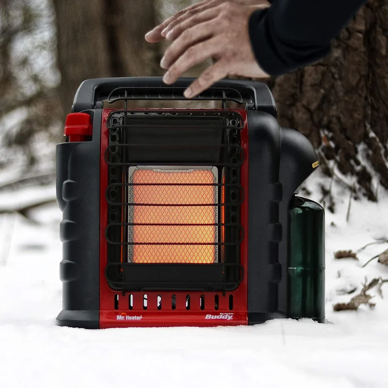 Your outdoor adventures are made warmer with this amazing propane heater
