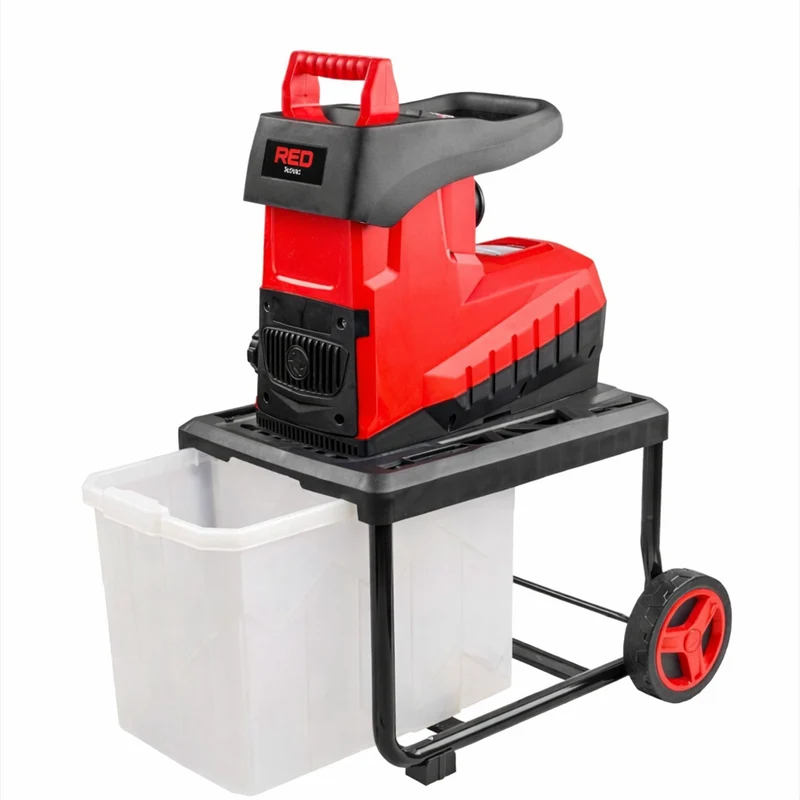 Elektro Gartenhäcksler 3000W Asthäcksler Leise Fräswerk 60L