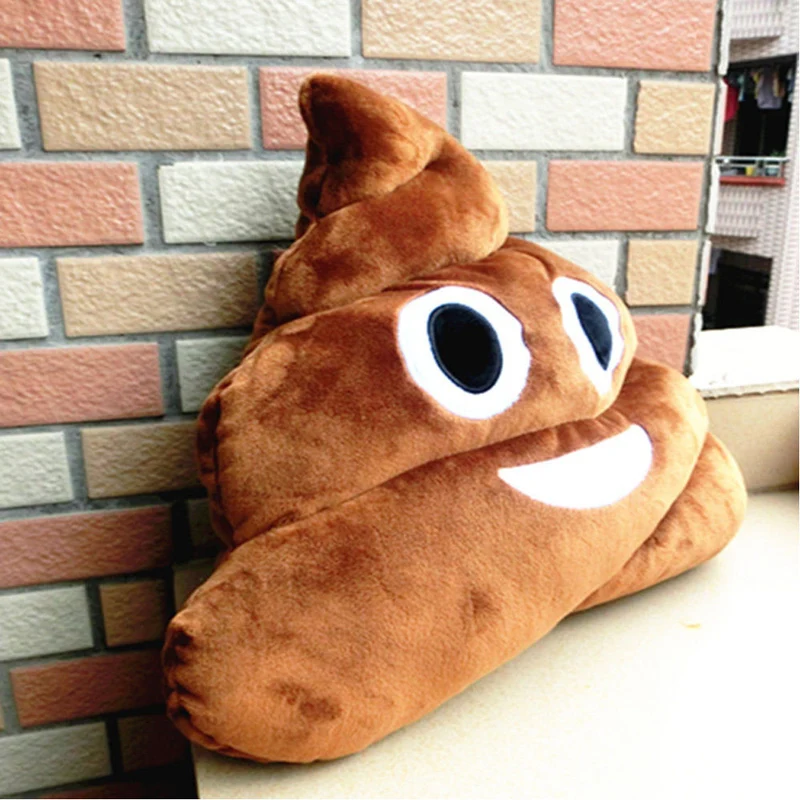 Emoji Poop Pillow