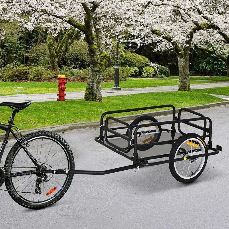 Fahrrad Lastenanhänger 40kg Transportanhänger