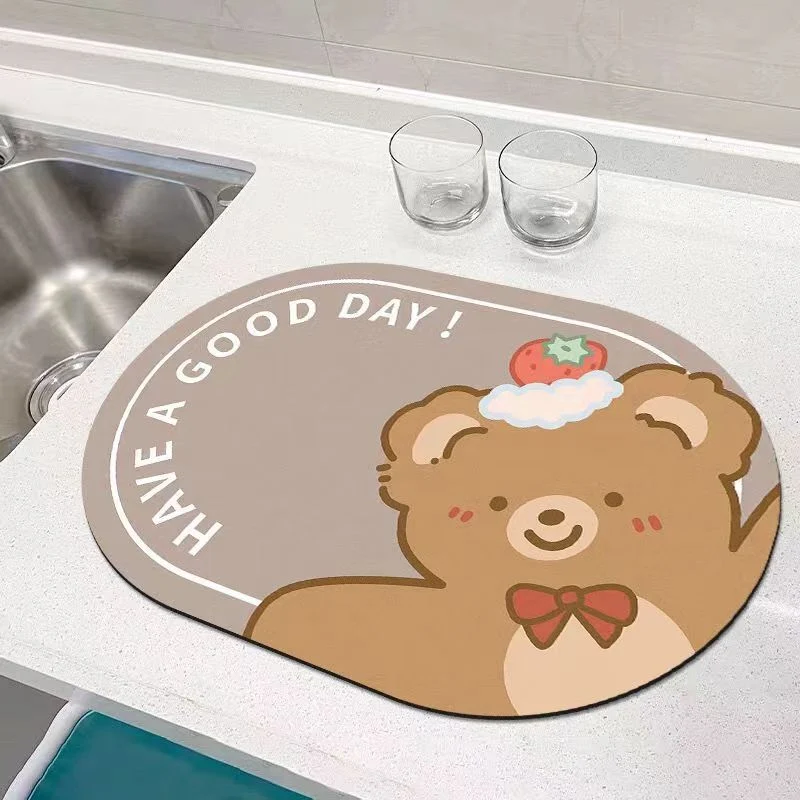 Cartoon Cat Küchenmatte