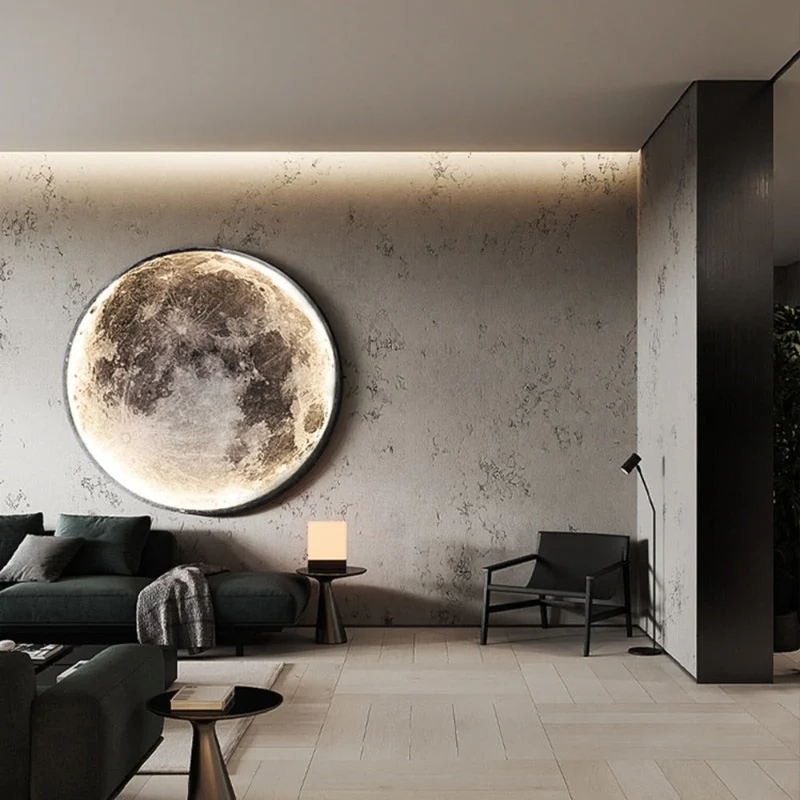 Skanto | 3D LED Mond- oder Erd-Decken- oder Wandlampe