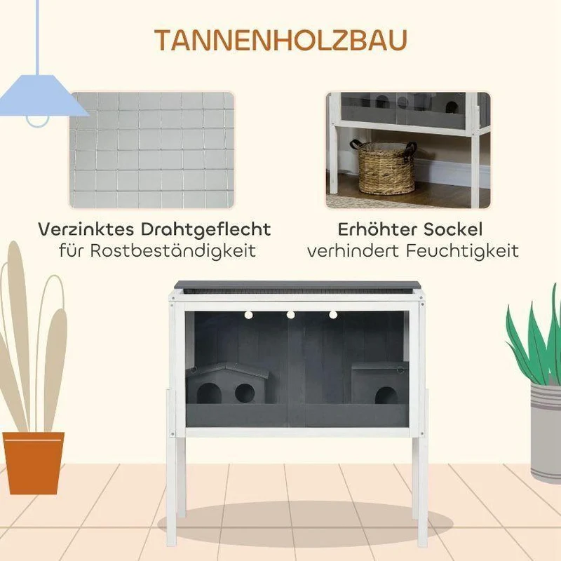 Hamsterkäfig Holz Kleintierkäfig Haustiere Hütten