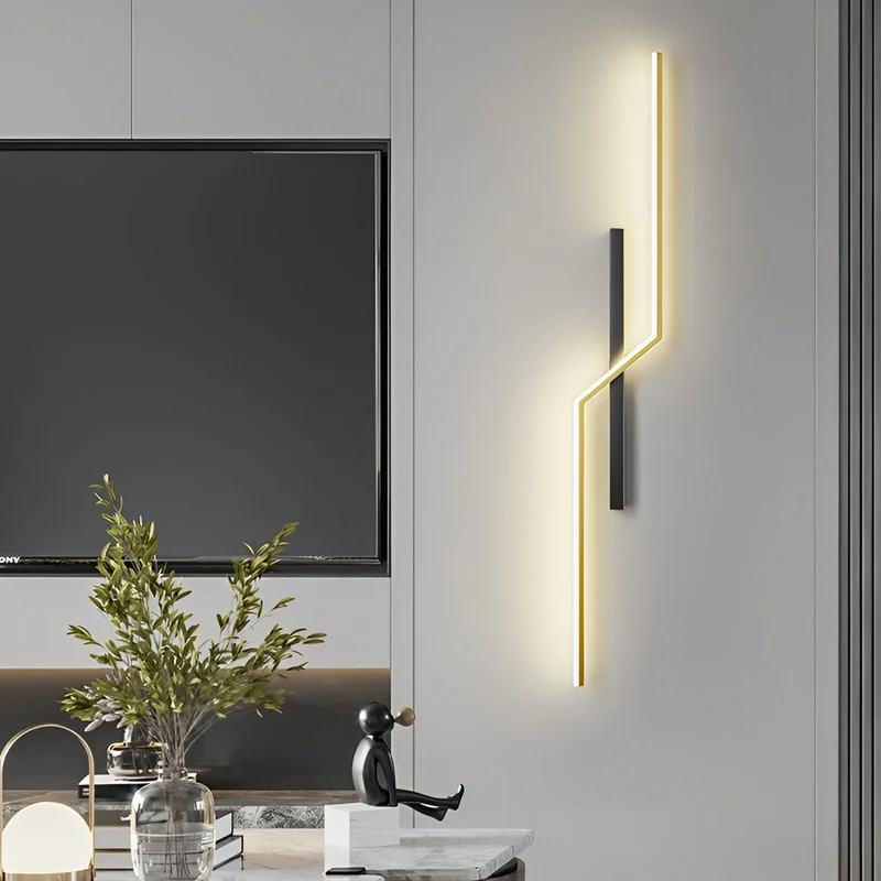Skanto | Lines Kreative LED Moderne Minimalistische Wandlampe Dekorative Wandleuchten Beleuchtung