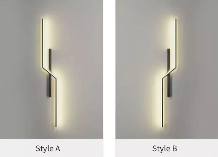 Skanto | Lines Kreative LED Moderne Minimalistische Wandlampe Dekorative Wandleuchten Beleuchtung
