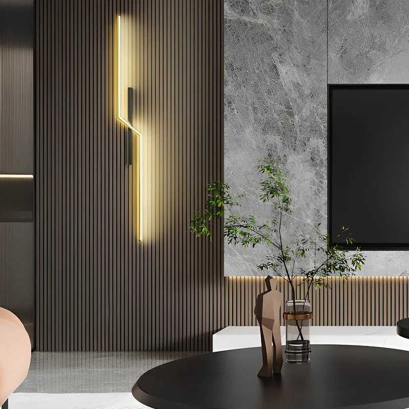 Skanto | Lines Kreative LED Moderne Minimalistische Wandlampe Dekorative Wandleuchten Beleuchtung