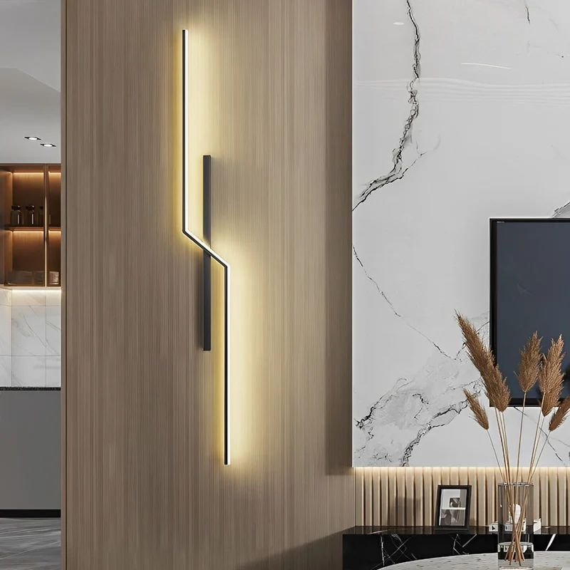 Skanto | Lines Kreative LED Moderne Minimalistische Wandlampe Dekorative Wandleuchten Beleuchtung