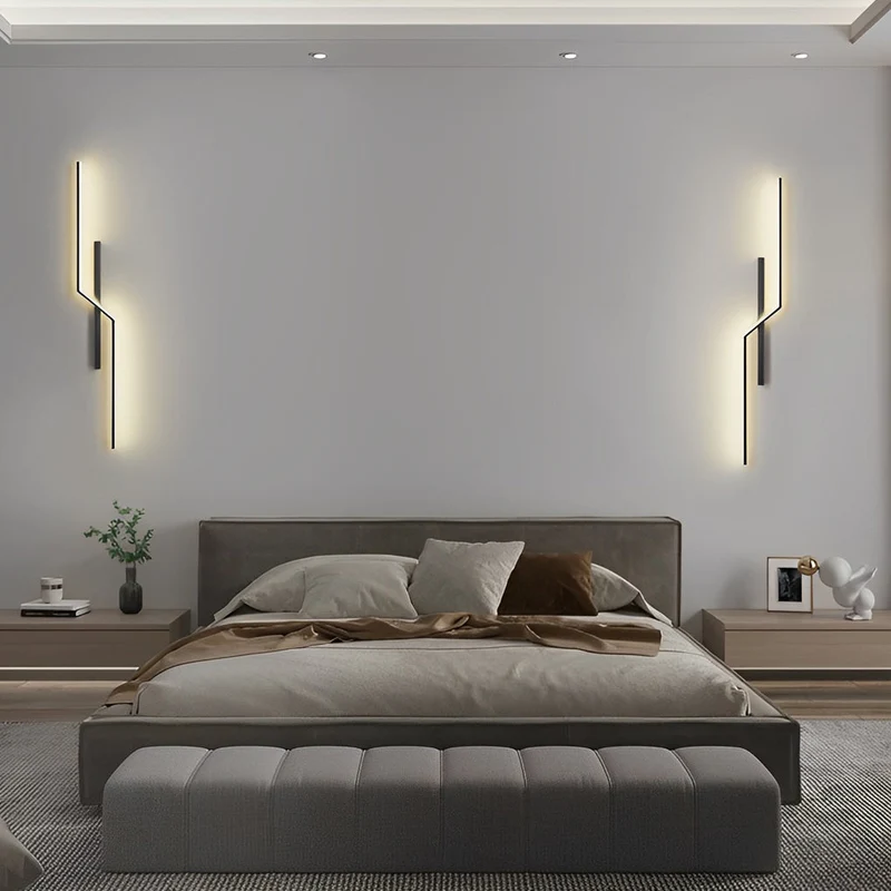 Skanto | Lines Kreative LED Moderne Minimalistische Wandlampe Dekorative Wandleuchten Beleuchtung