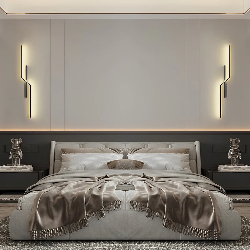 Skanto | Lines Kreative LED Moderne Minimalistische Wandlampe Dekorative Wandleuchten Beleuchtung