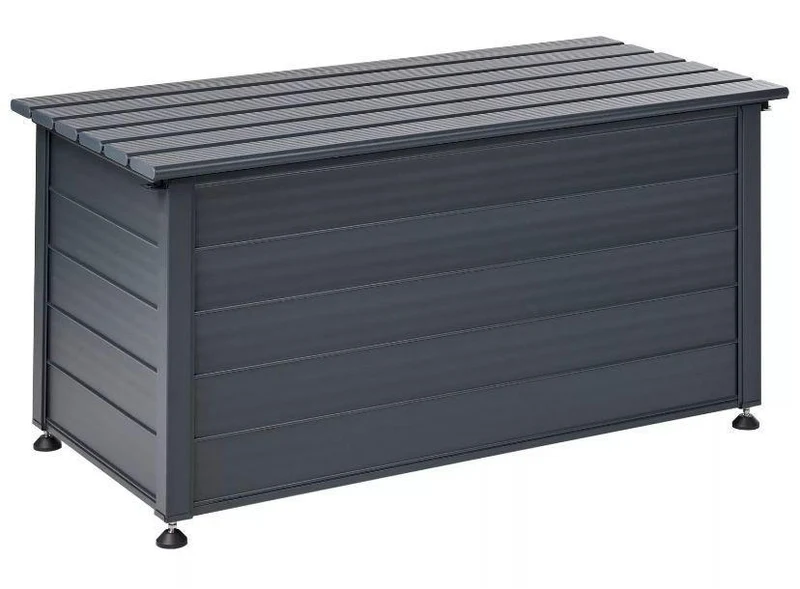 Gartentruhe Aufbewahrungsbox Gartenbox 300L Kunststoff Holzoptik