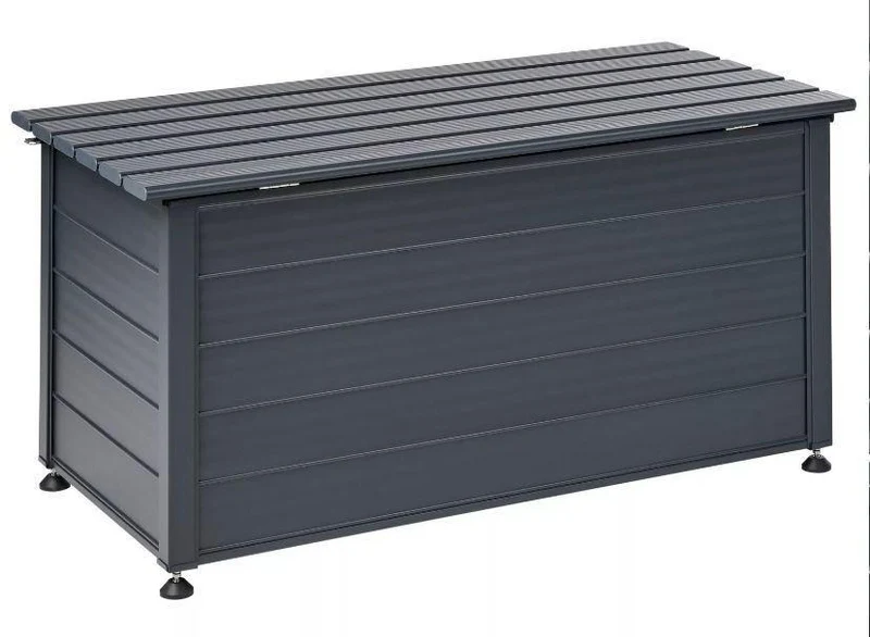 Gartentruhe Aufbewahrungsbox Gartenbox 300L Kunststoff Holzoptik