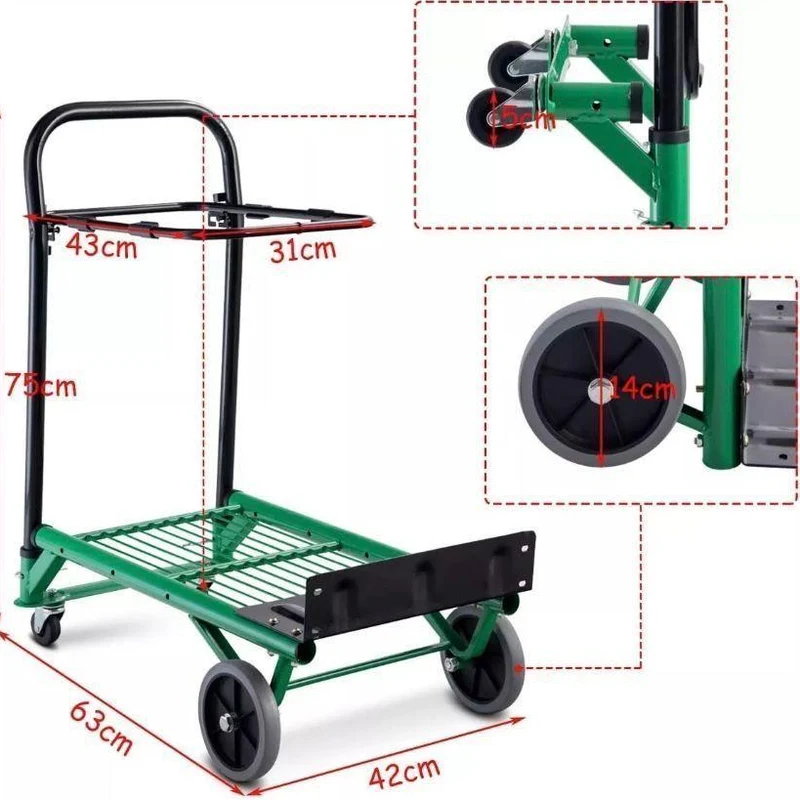 2in1 Sackkarre Transportkarre klappbar Handwagen 90kg