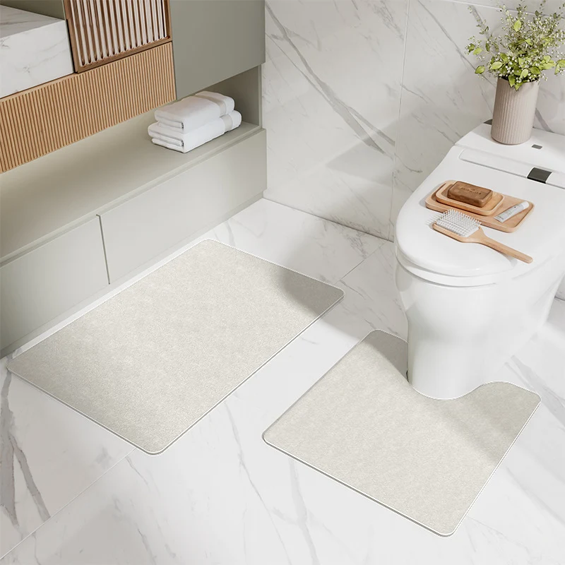 Weiches saugfähiges Badezimmermatten-Set