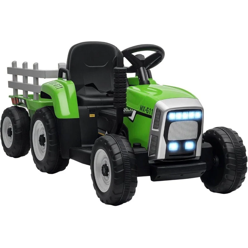 Kinder Elektro Traktor mit Anhänger 12V