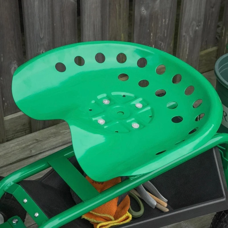 Gartenwagen mit Sitz Rollsitz Gartenarbeit