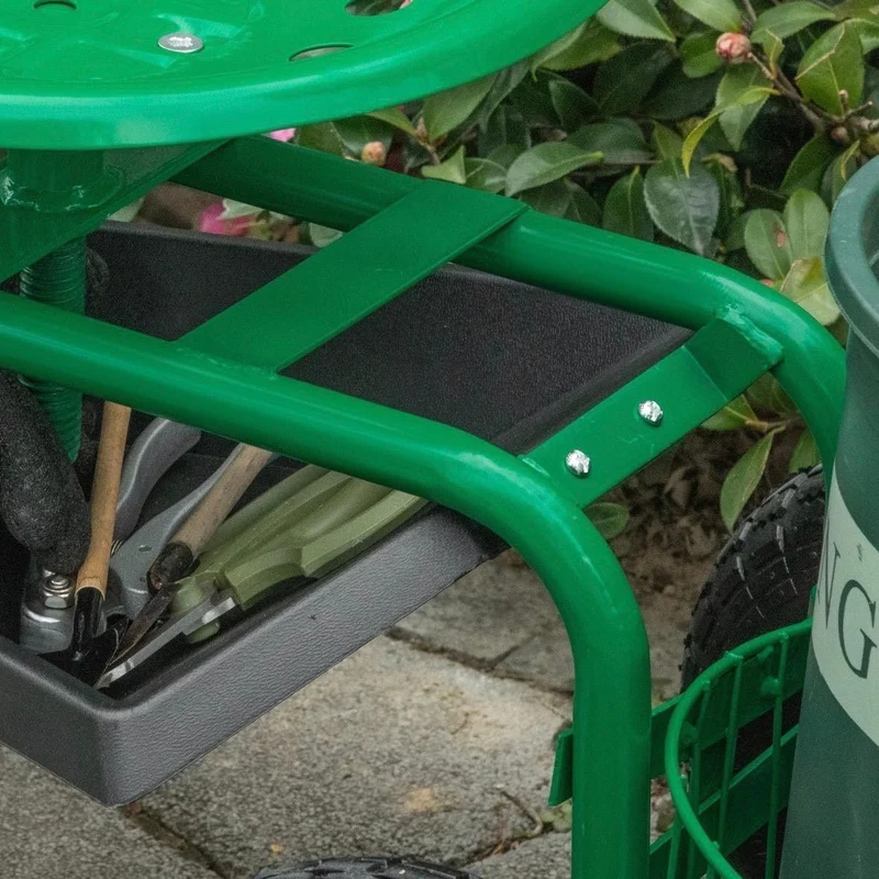 Gartenwagen mit Sitz Rollsitz Gartenarbeit