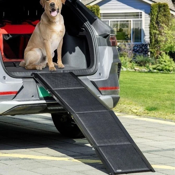 Hunderampe Auto Klappbar 158 cm Einstiegshilfe Haustier