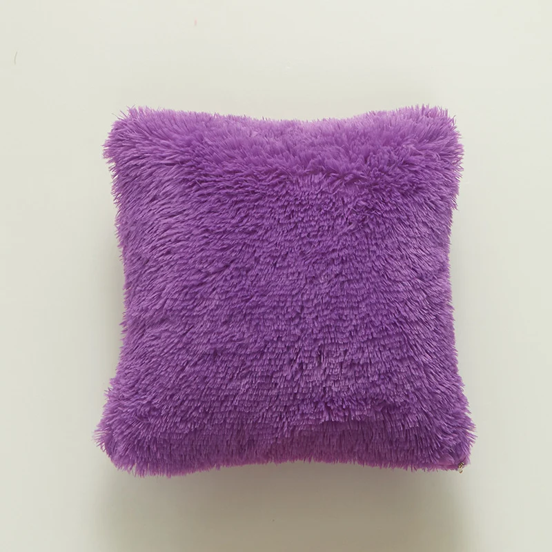 Plüschweiche Textur Dekokissen
