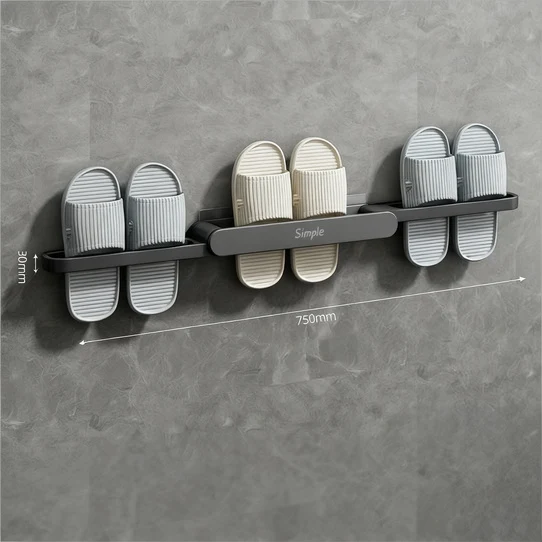 Wandmontiertes Schuhregal ohne Bohren