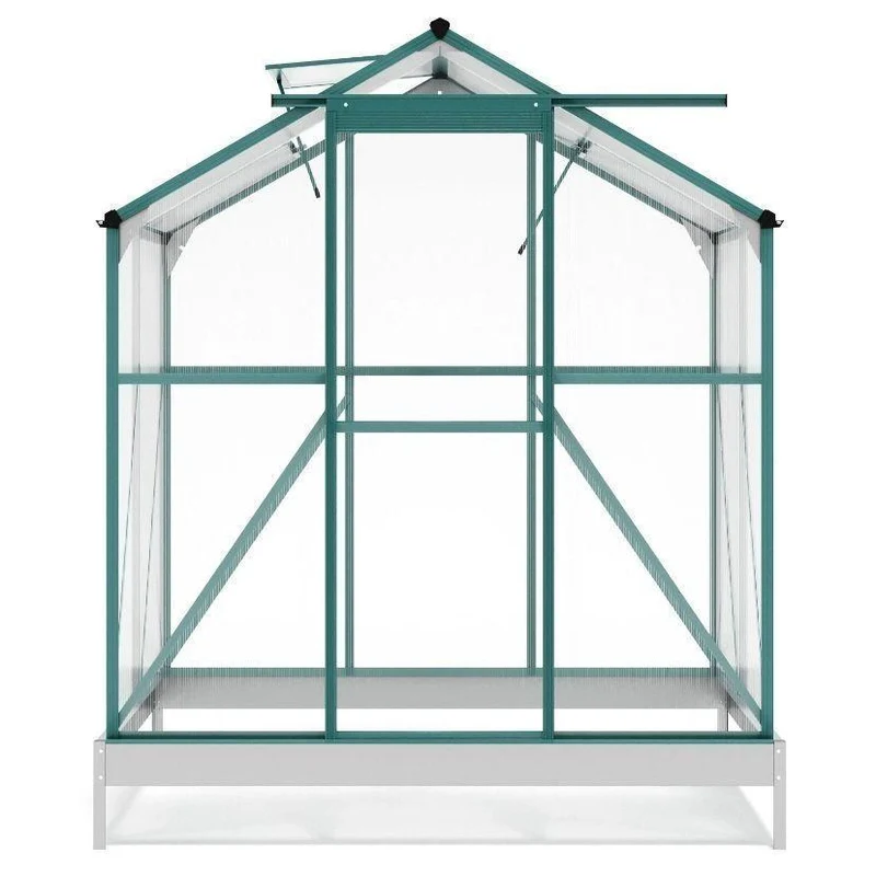 Aluminium Gewächshaus Gartenhaus Polycarbonat Garten