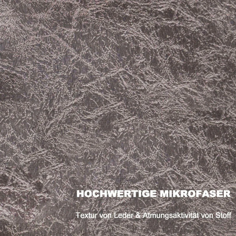 Relaxsessel mit Hocker grau Fernsehsessel Loungesessel Retro
