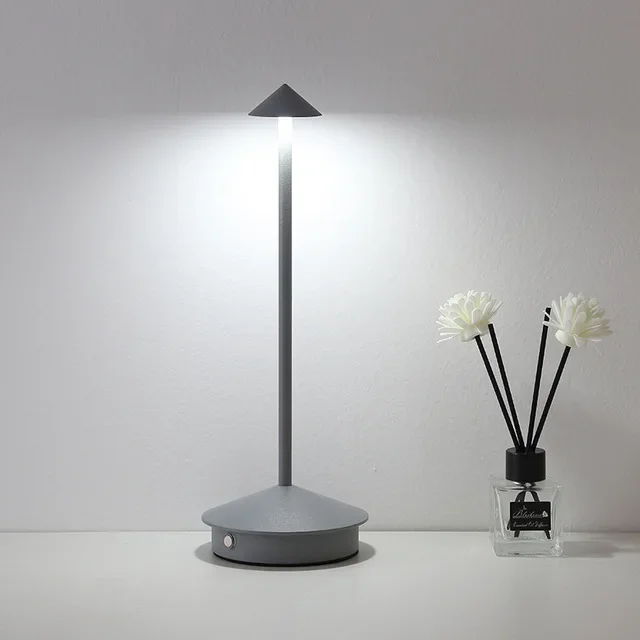 Karnz | Wiederaufladbare Tischlampe Kreative Esszimmer Touch Led Hotel Bar Kaffee Pina Pro Tischlampe Lampada Da Tavolo Dekorative Schreibtischlampe