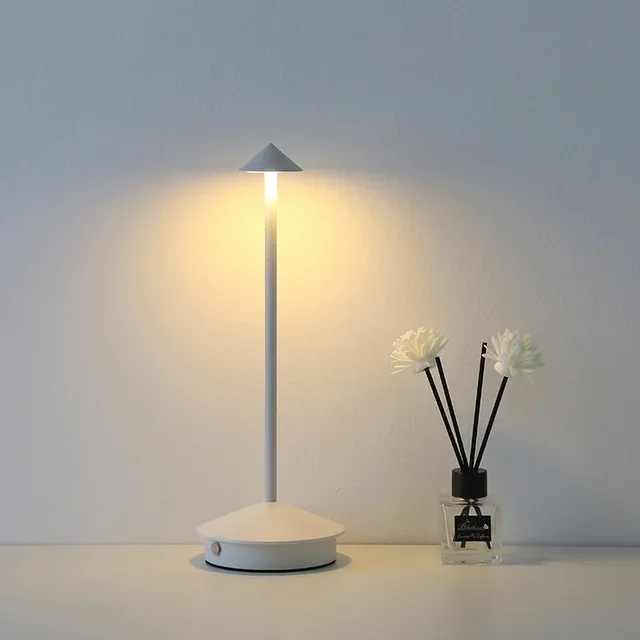 Karnz | Wiederaufladbare Tischlampe Kreative Esszimmer Touch Led Hotel Bar Kaffee Pina Pro Tischlampe Lampada Da Tavolo Dekorative Schreibtischlampe