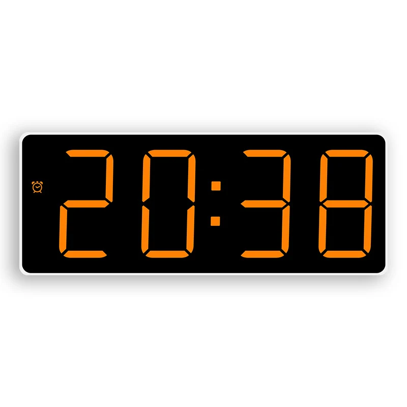 Digitale Wanduhr mit großem LED-Display Karnz