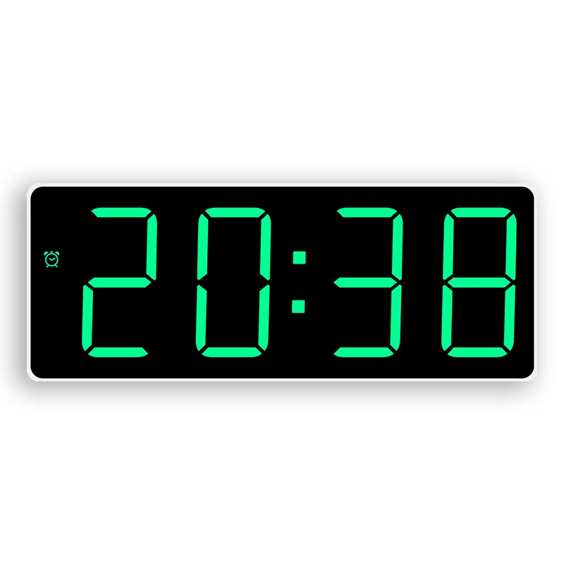 Digitale Wanduhr mit großem LED-Display Karnz