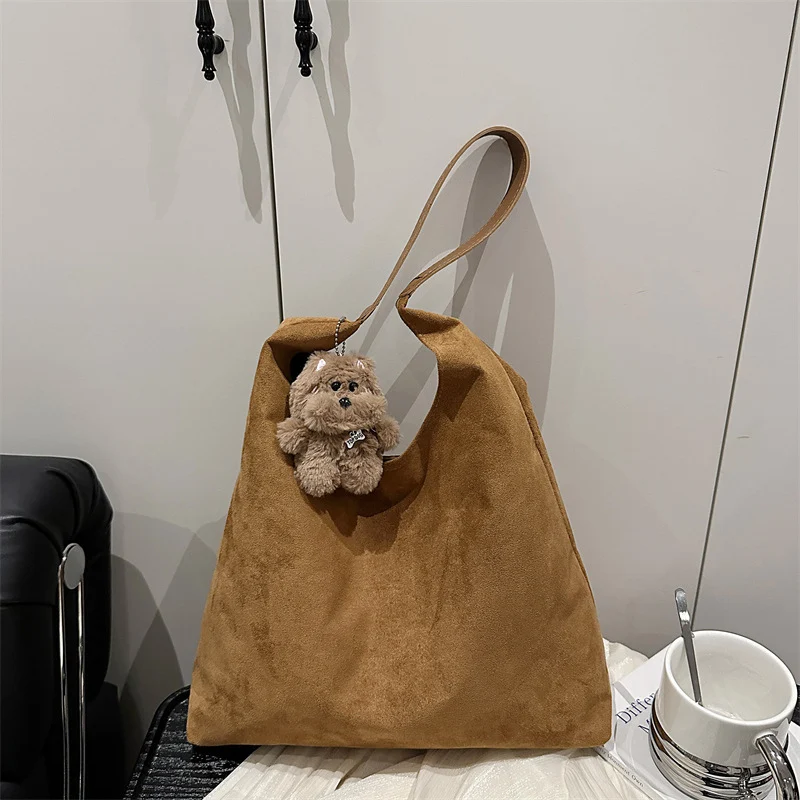 Wildleder Slouchy Hobo Bag Karnz