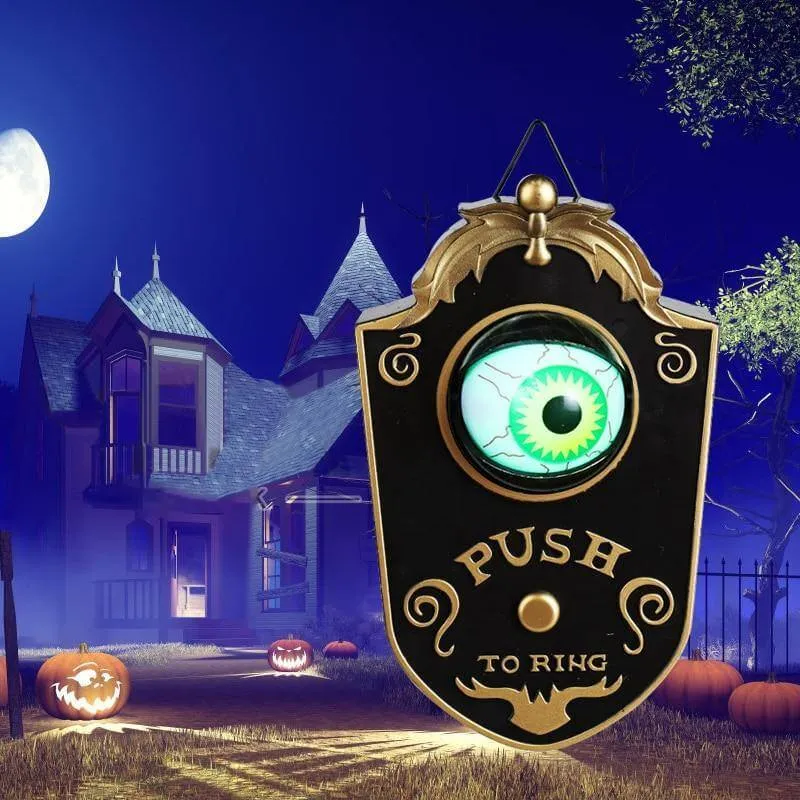 Einäugige Leuchtende Glühende Halloween Türglocke | Karnz