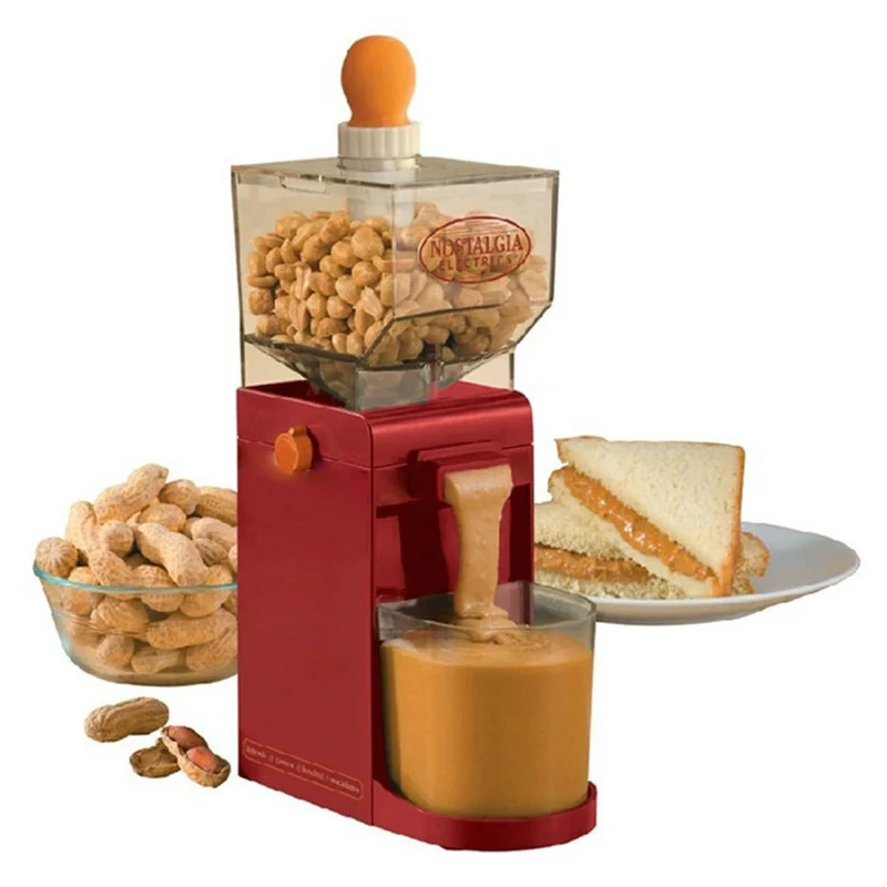 You will go nuts for this electric peanut butter maker