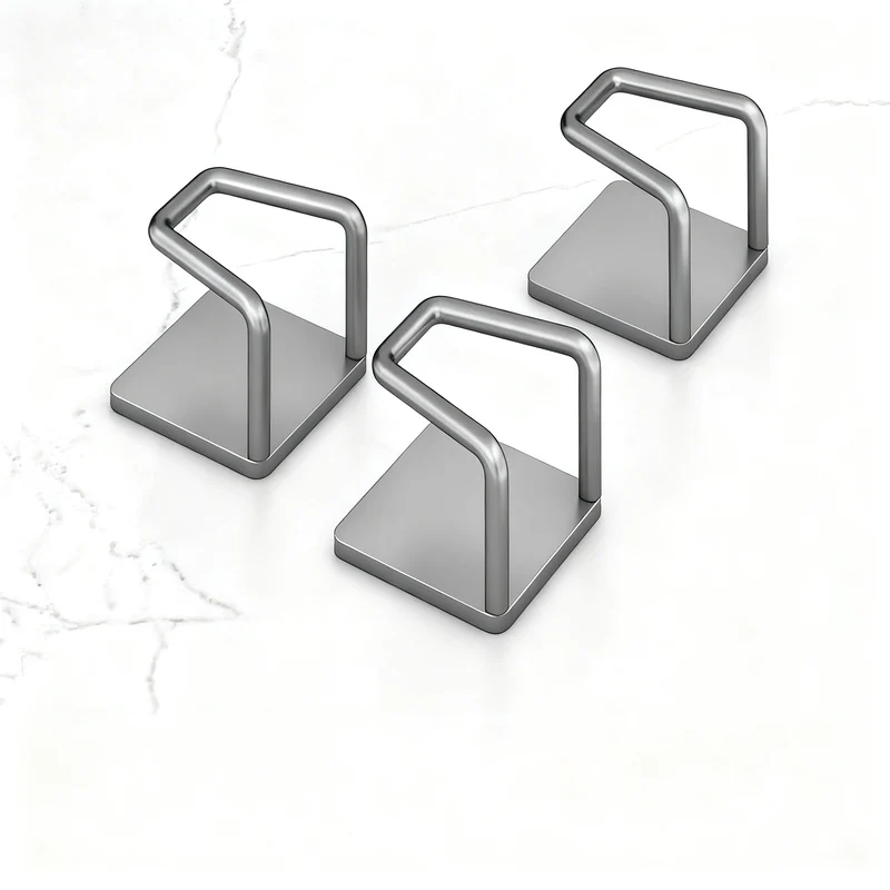 Edelstahl-Wandhaken ohne Bohren, 6er/8er Set
