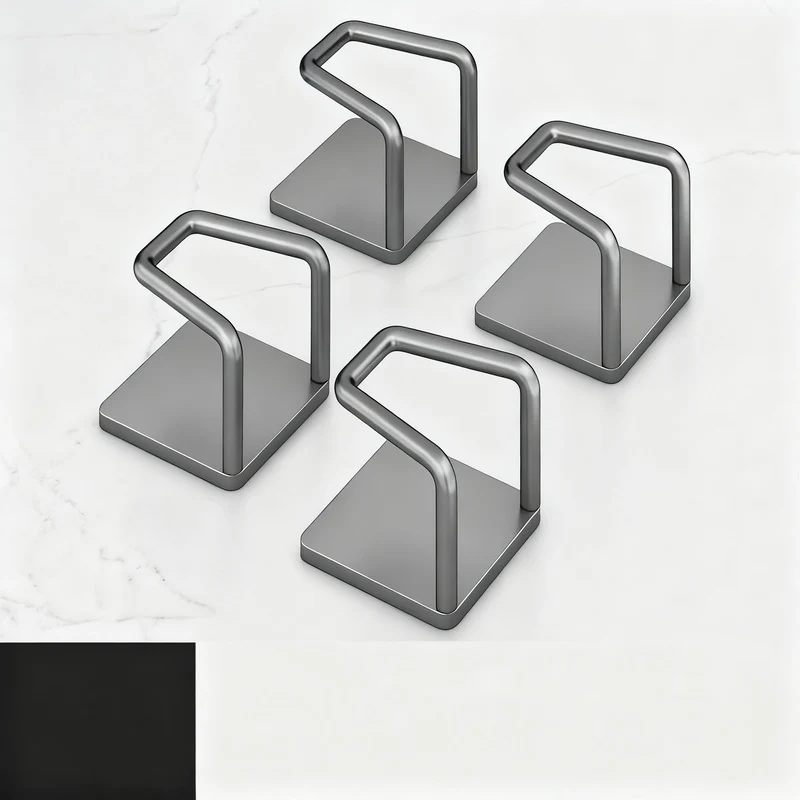 Edelstahl-Wandhaken ohne Bohren, 6er/8er Set