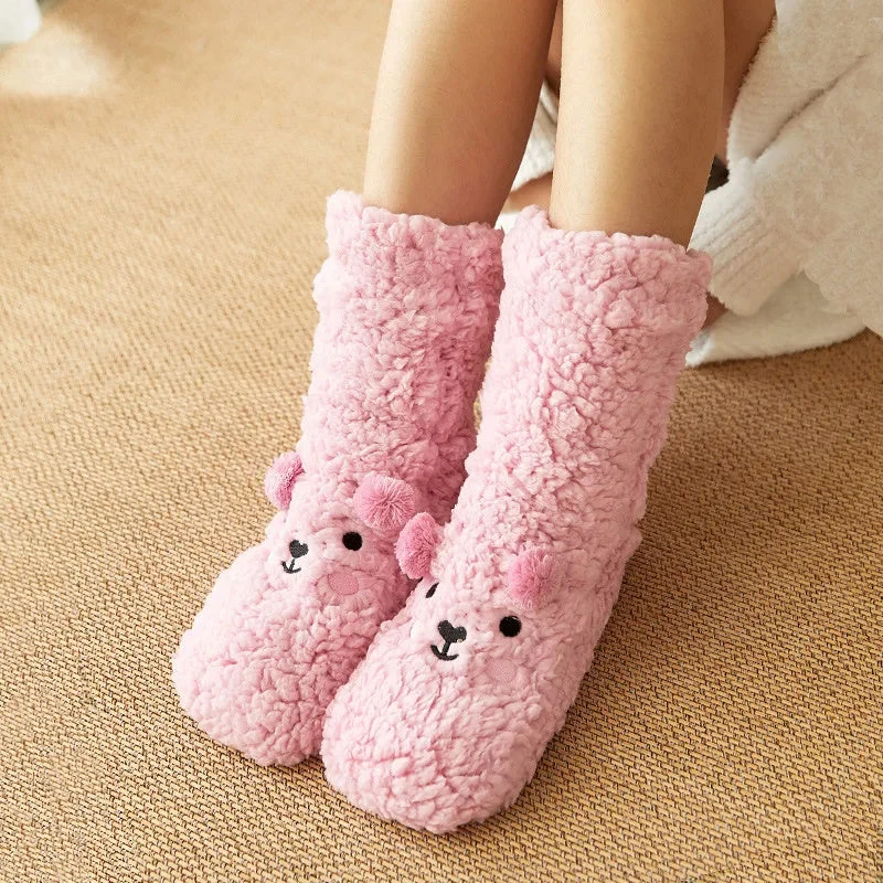Warme, flauschige Bärensocken | Karnz