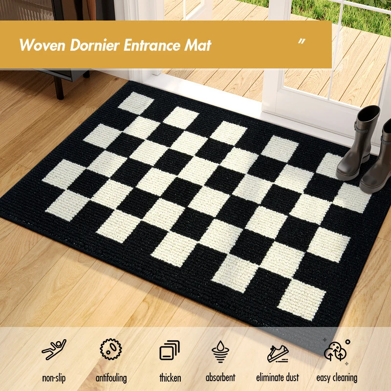 Geometrisch gemusterte Eingangsmatte