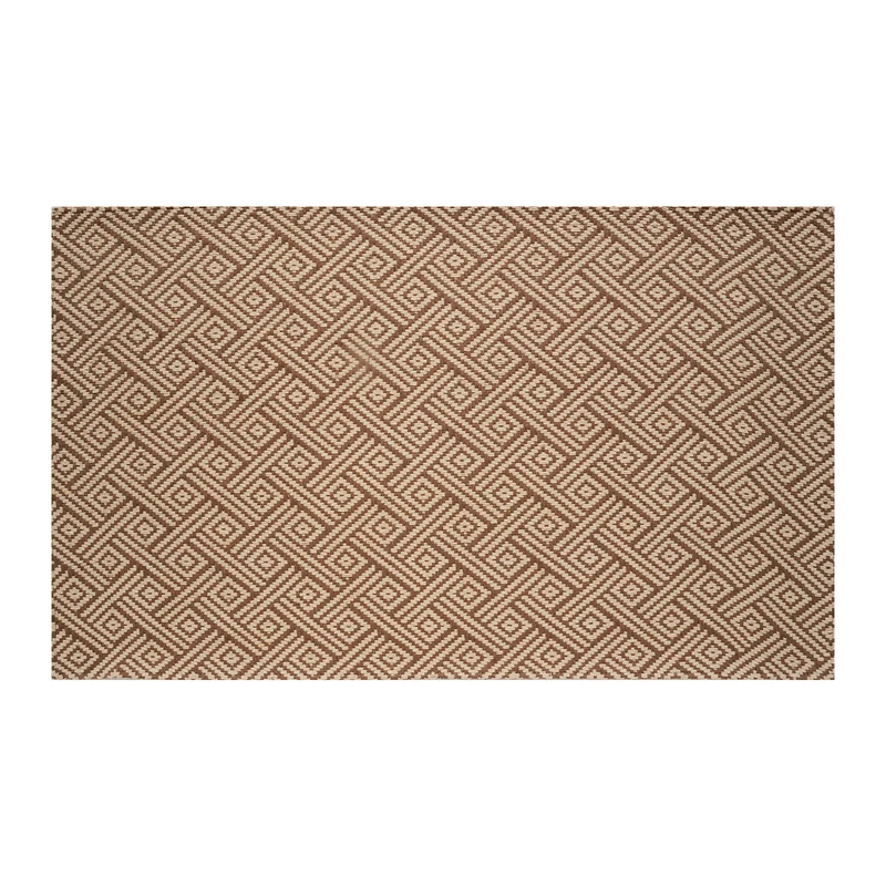 Geometrisch gemusterter Teppich