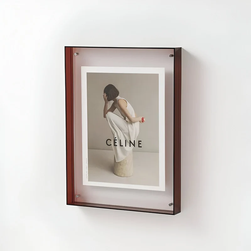 Skanto | Farbiger transparenter Acrylrahmen für moderne Displays